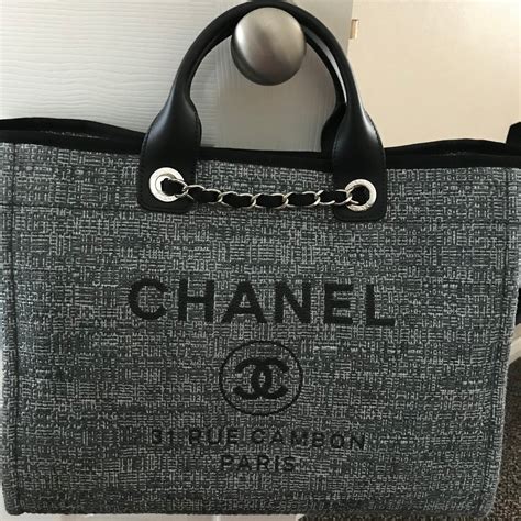 chanel large deauville tote bag|chanel deauville bag price.